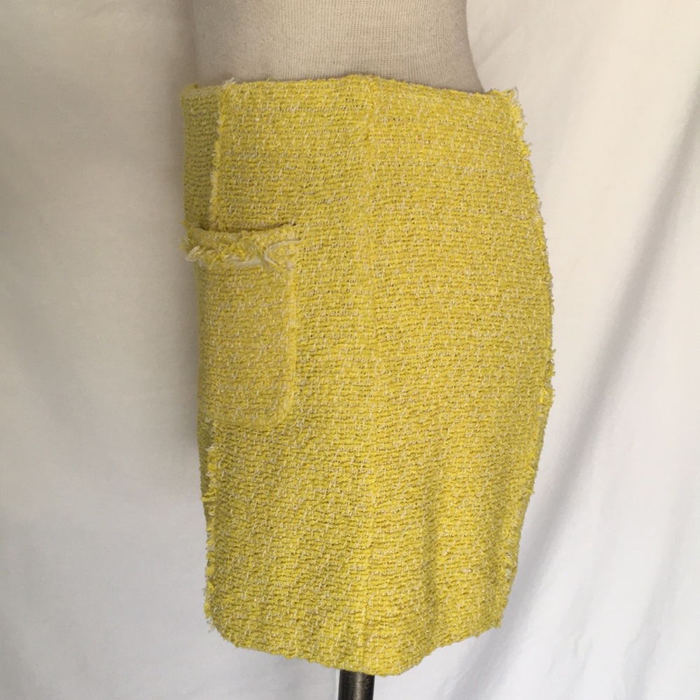 Zara basic yellow shorts Sz M - Picture 4 of 8